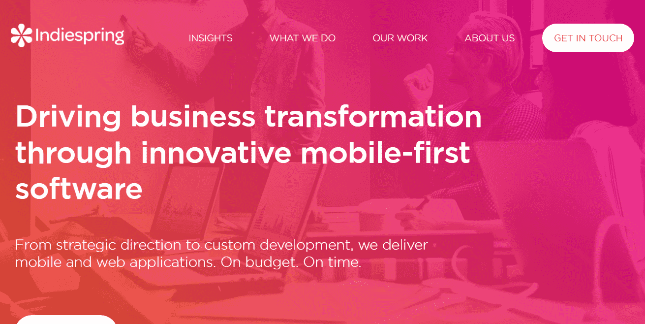  IndieSpring transforms brand with mobile first services