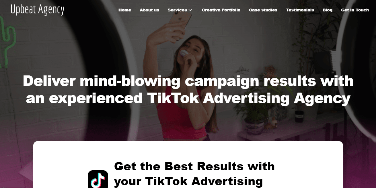 Upbeat TikTok agency