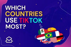 Which countries use TikTok most