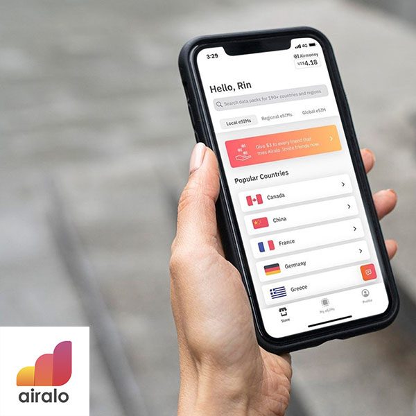Airalo app TikTok influencer case study page